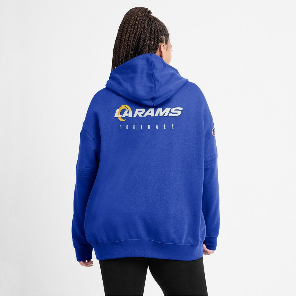 Los Angeles Rams Women's 2023 Sideline Club Fleece Pullover Hoodie Royal - Nike