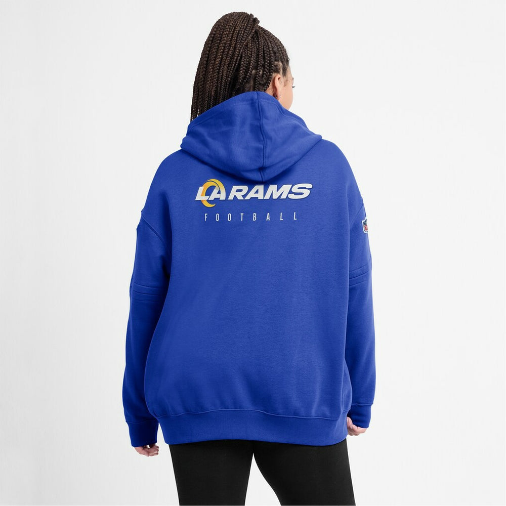Los Angeles Rams Women's 2023 Sideline Club Fleece Pullover Hoodie Royal - Nike