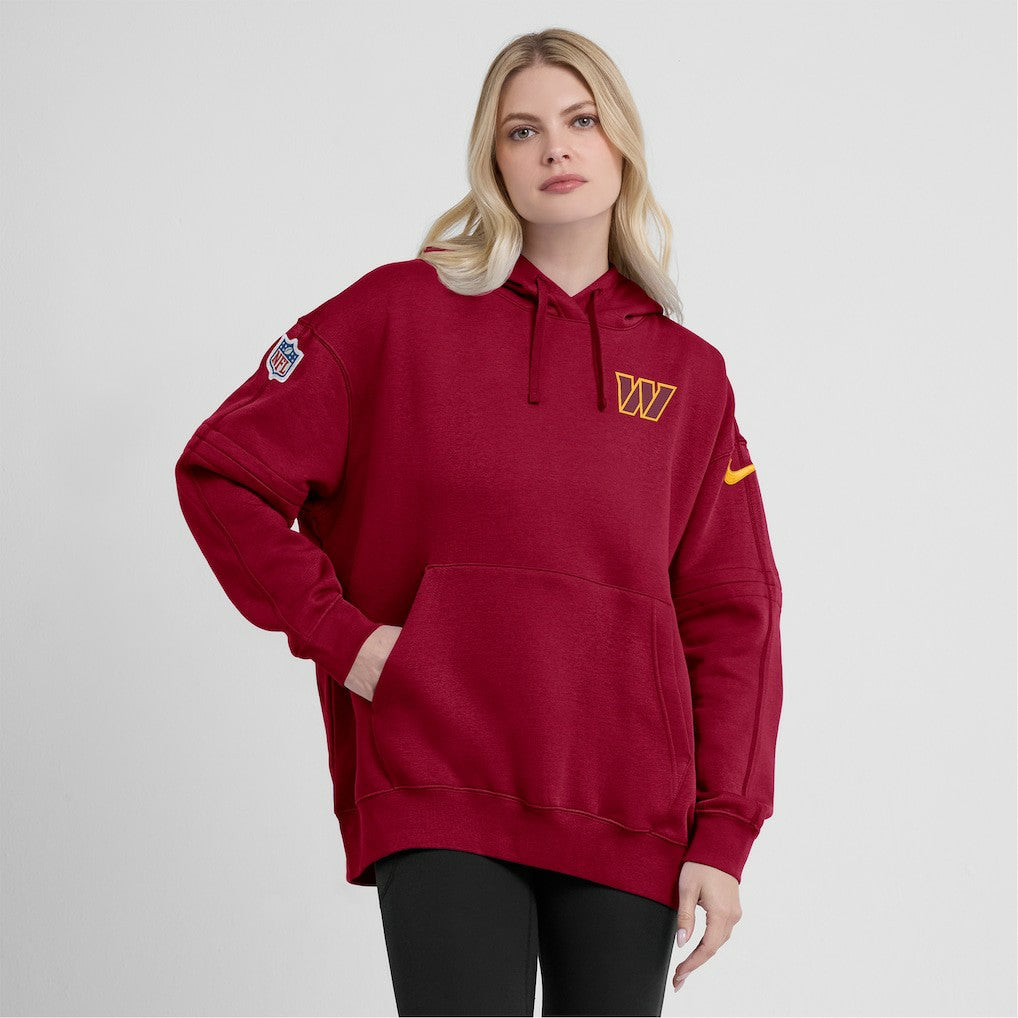 Washington Commanders Women's 2023 Sideline Club Fleece Pullover Hoodie Burgundy - Nike