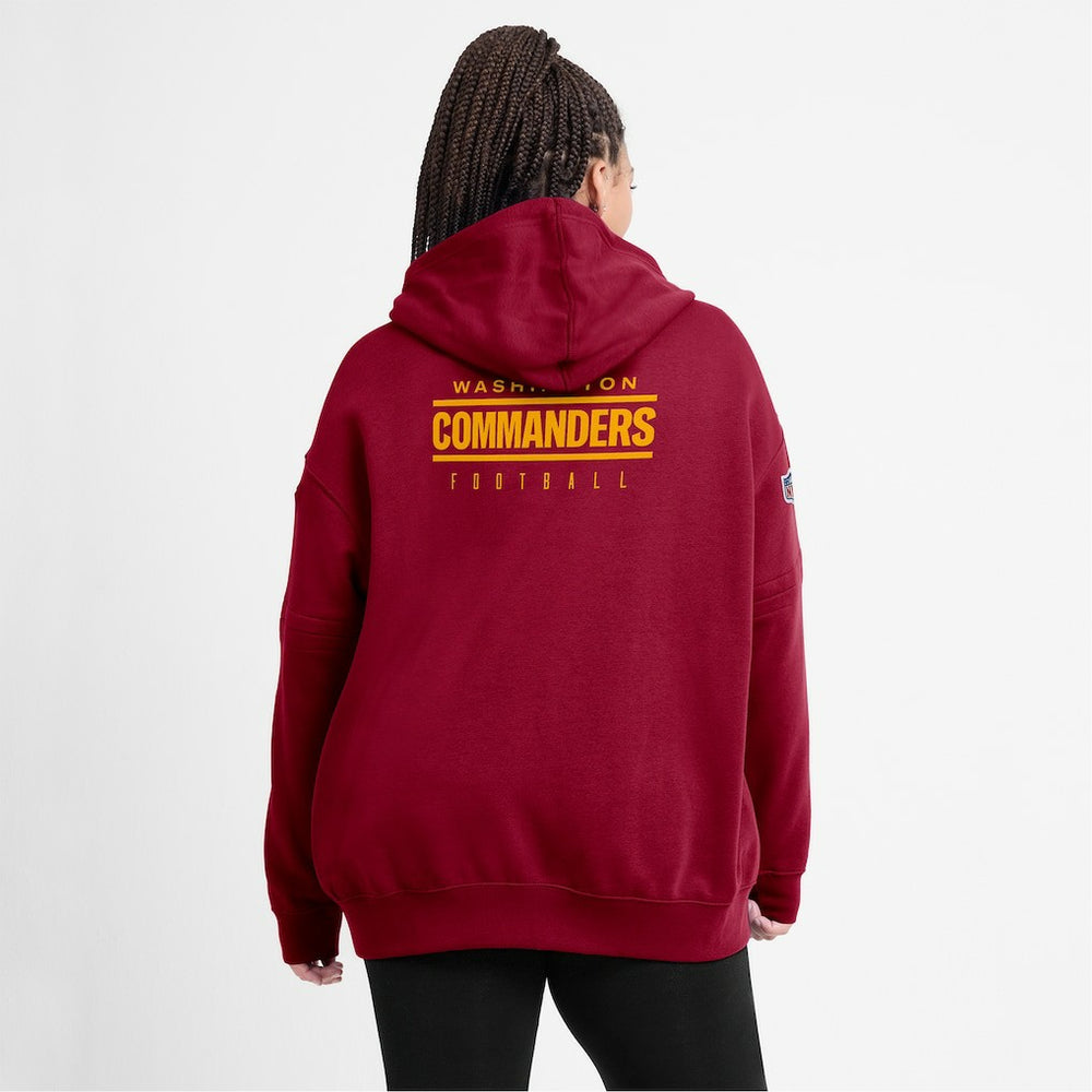 Washington Commanders Women's 2023 Sideline Club Fleece Pullover Hoodie Burgundy - Nike