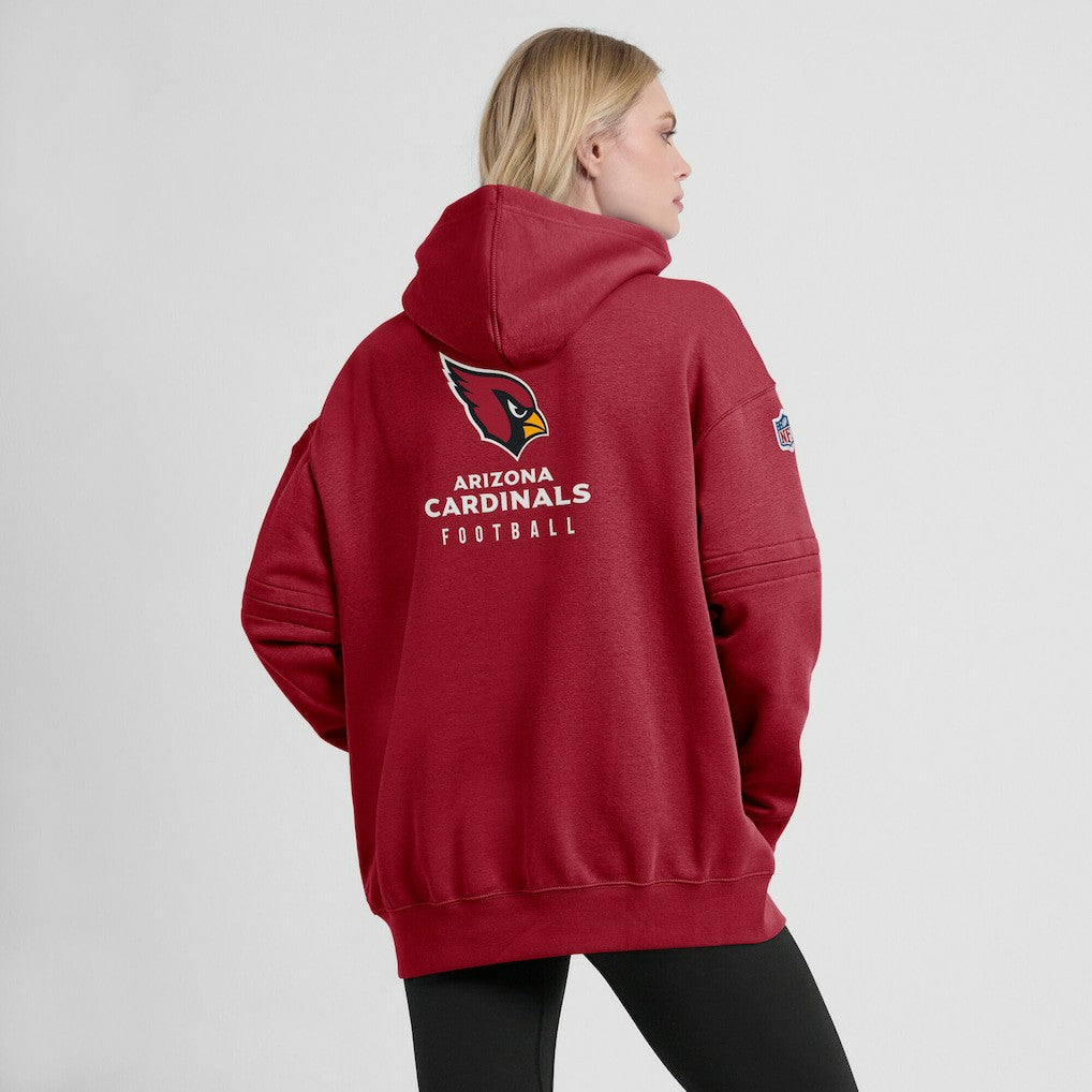 Arizona Cardinals Women's 2023 Sideline Club Fleece Pullover Hoodie Cardinal - Nike
