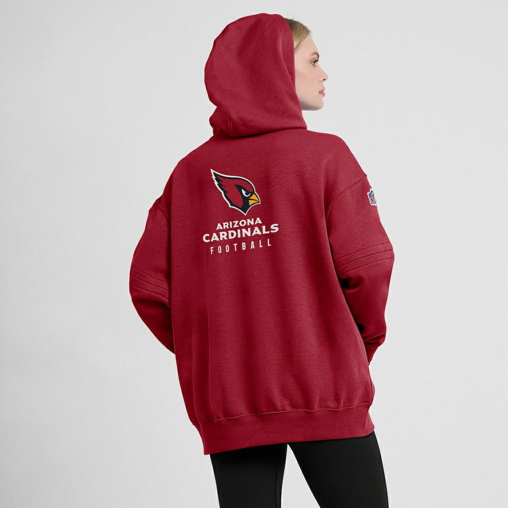 Arizona Cardinals Women's 2023 Sideline Club Fleece Pullover Hoodie Cardinal - Nike