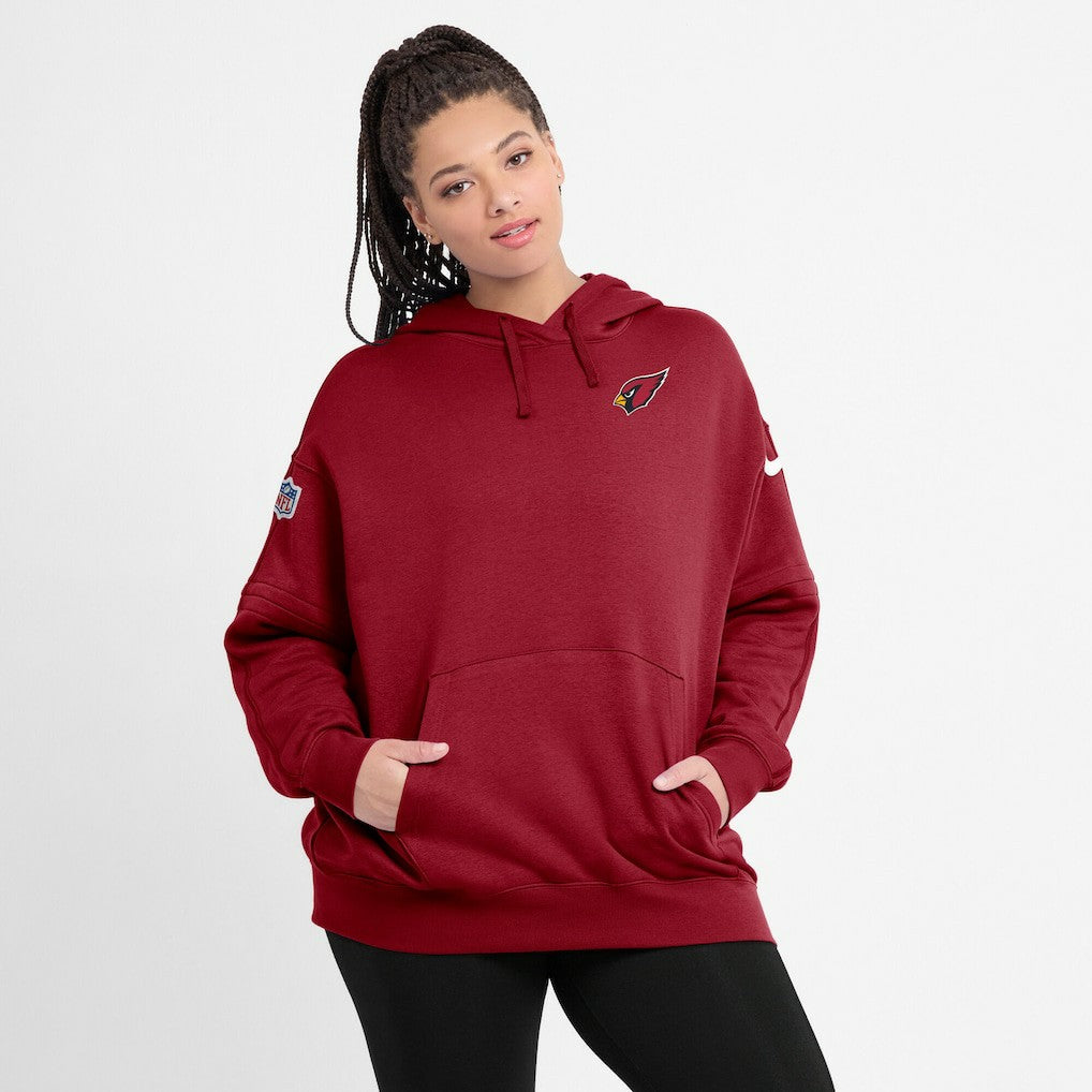 Arizona Cardinals Women's 2023 Sideline Club Fleece Pullover Hoodie Cardinal - Nike
