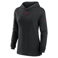 Arizona Cardinals Women's Sideline Performance Long Sleeve Hoodie T-Shirt Black - Nike