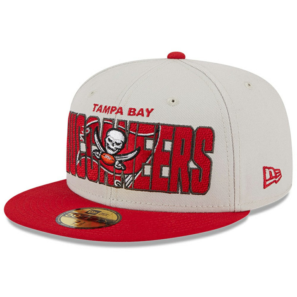 Tampa Bay Buccaneers New Era 2023 NFL Draft On Stage 59FIFTY Fitted Hat Stone/Red - NFL