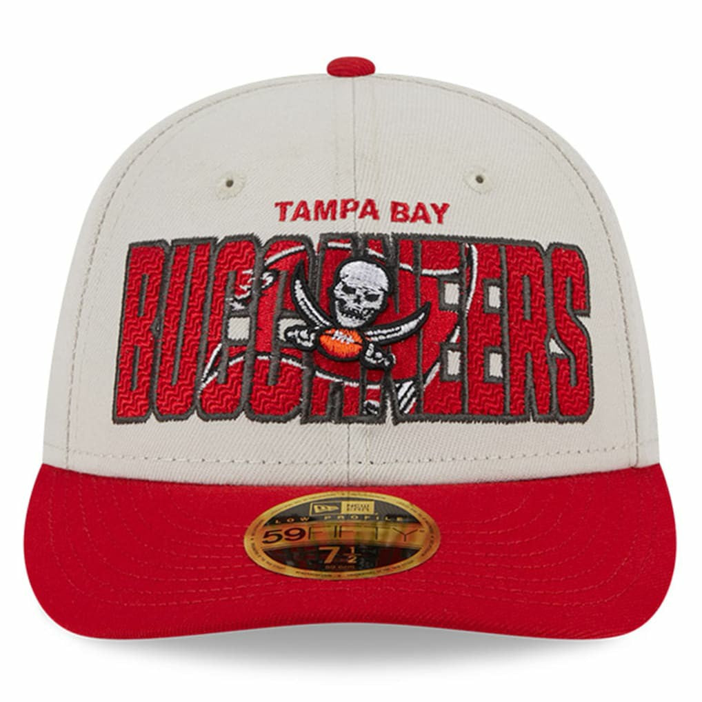 Tampa Bay Buccaneers New Era 2023 NFL Draft Low Profile 59FIFTY Fitted Hat Stone/Red - NFL