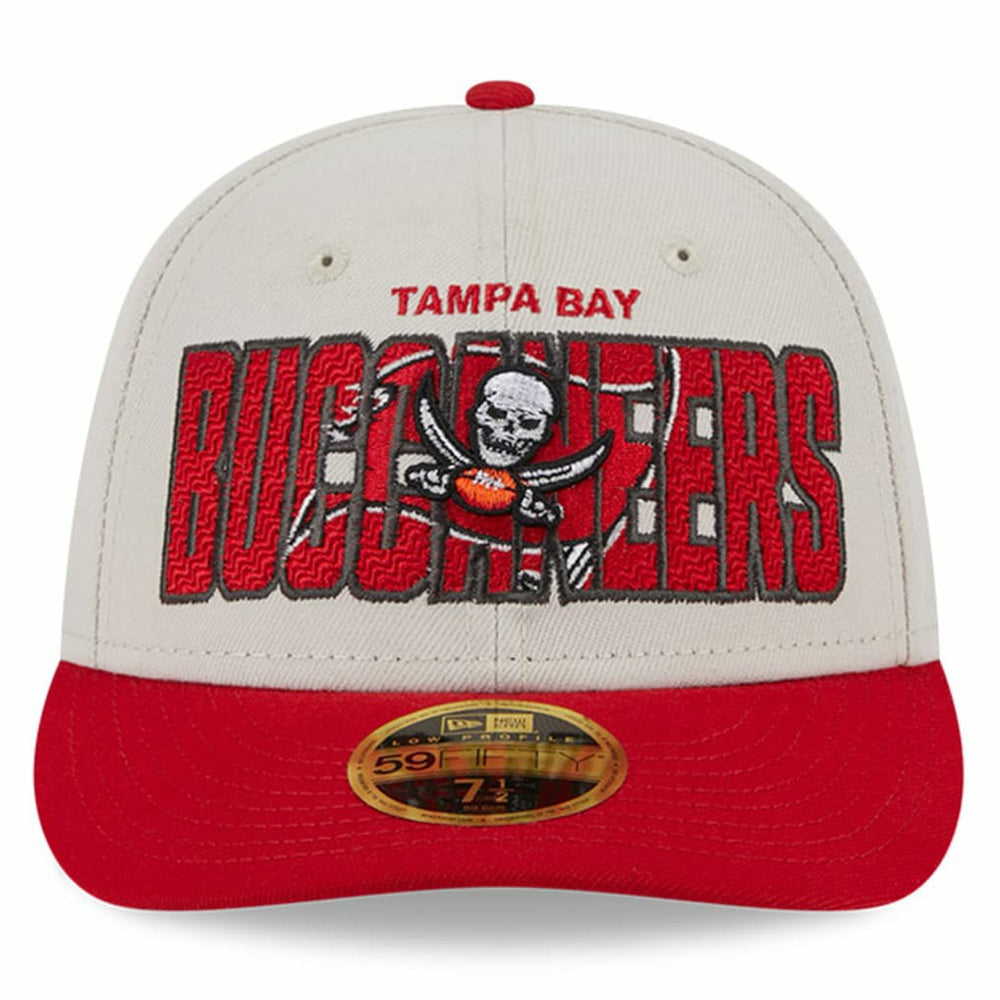 Tampa Bay Buccaneers New Era 2023 NFL Draft Low Profile 59FIFTY Fitted Hat Stone/Red - NFL