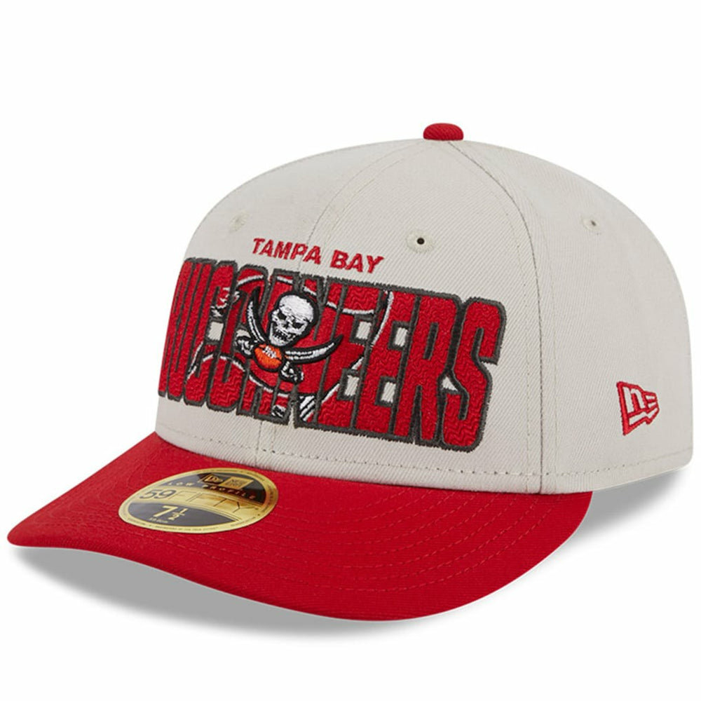 Tampa Bay Buccaneers New Era 2023 NFL Draft Low Profile 59FIFTY Fitted Hat Stone/Red - NFL