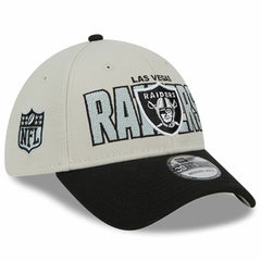 Las Vegas Raiders New Era 2023 NFL Draft 39THIRTY Flex Hat Stone/Black - NFL