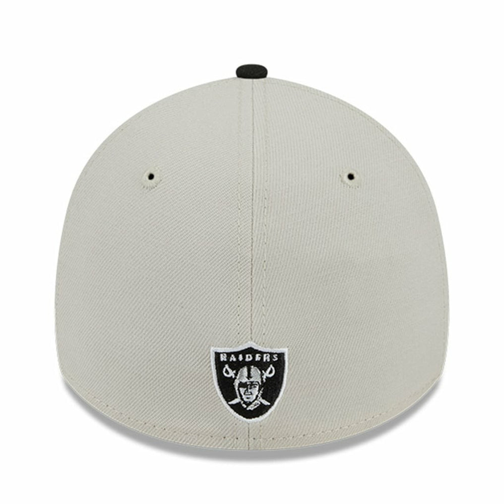 Las Vegas Raiders New Era 2023 NFL Draft 39THIRTY Flex Hat Stone/Black - NFL