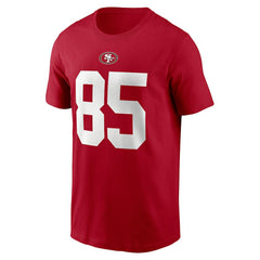 George Kittle San Francisco 49ers Player Name & Number T-Shirt Scarlet - Nike