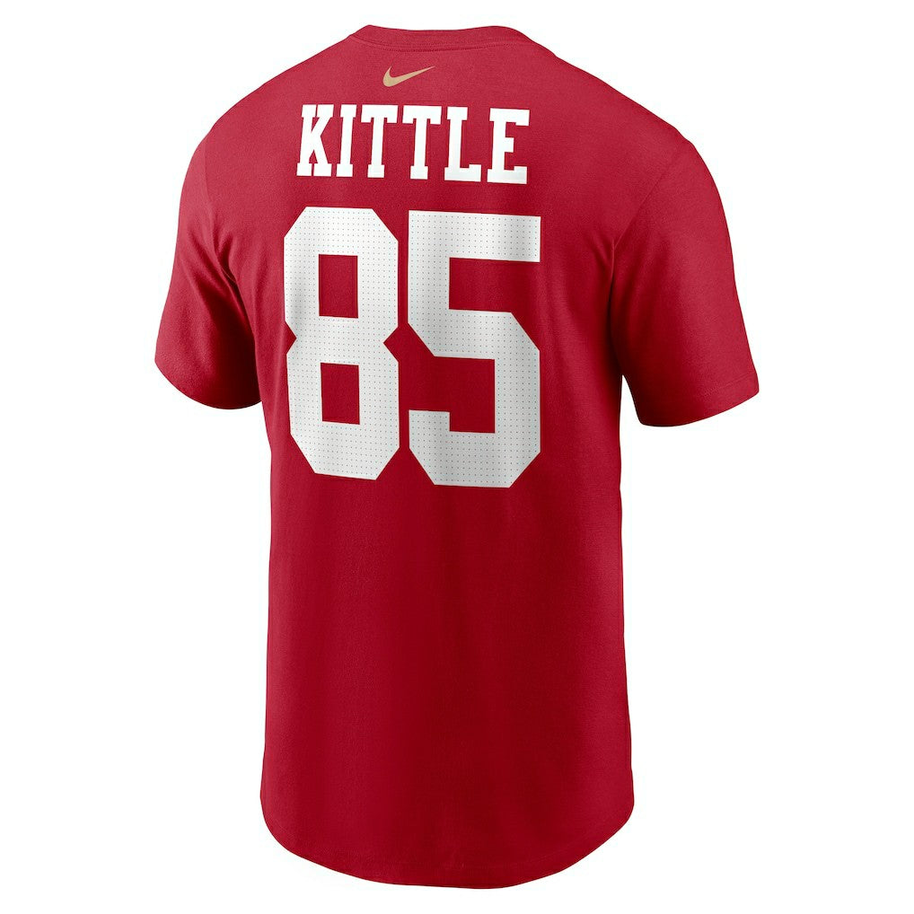 George Kittle San Francisco 49ers Player Name & Number T-Shirt Scarlet - Nike