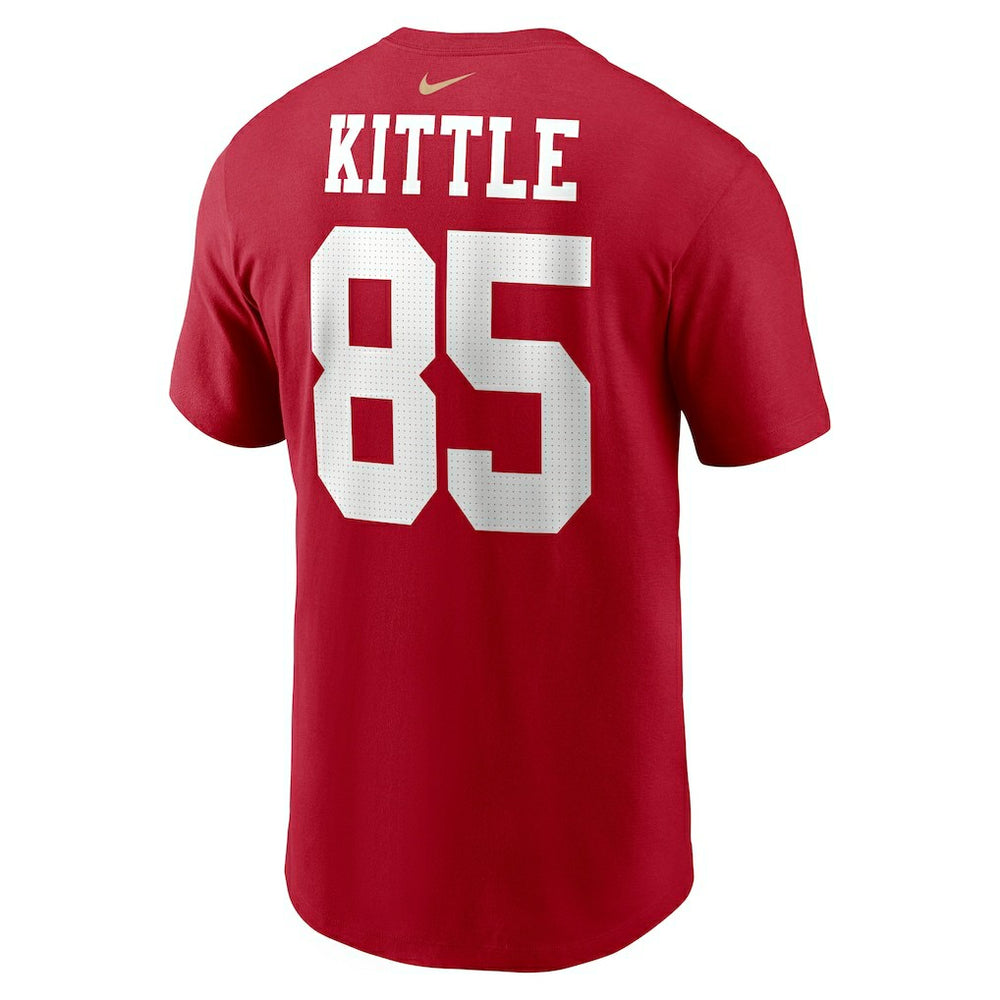 George Kittle San Francisco 49ers Player Name & Number T-Shirt Scarlet - Nike