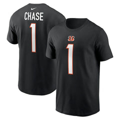 Ja'Marr Chase Cincinnati Bengals Player Name & Number T-Shirt Black - Nike