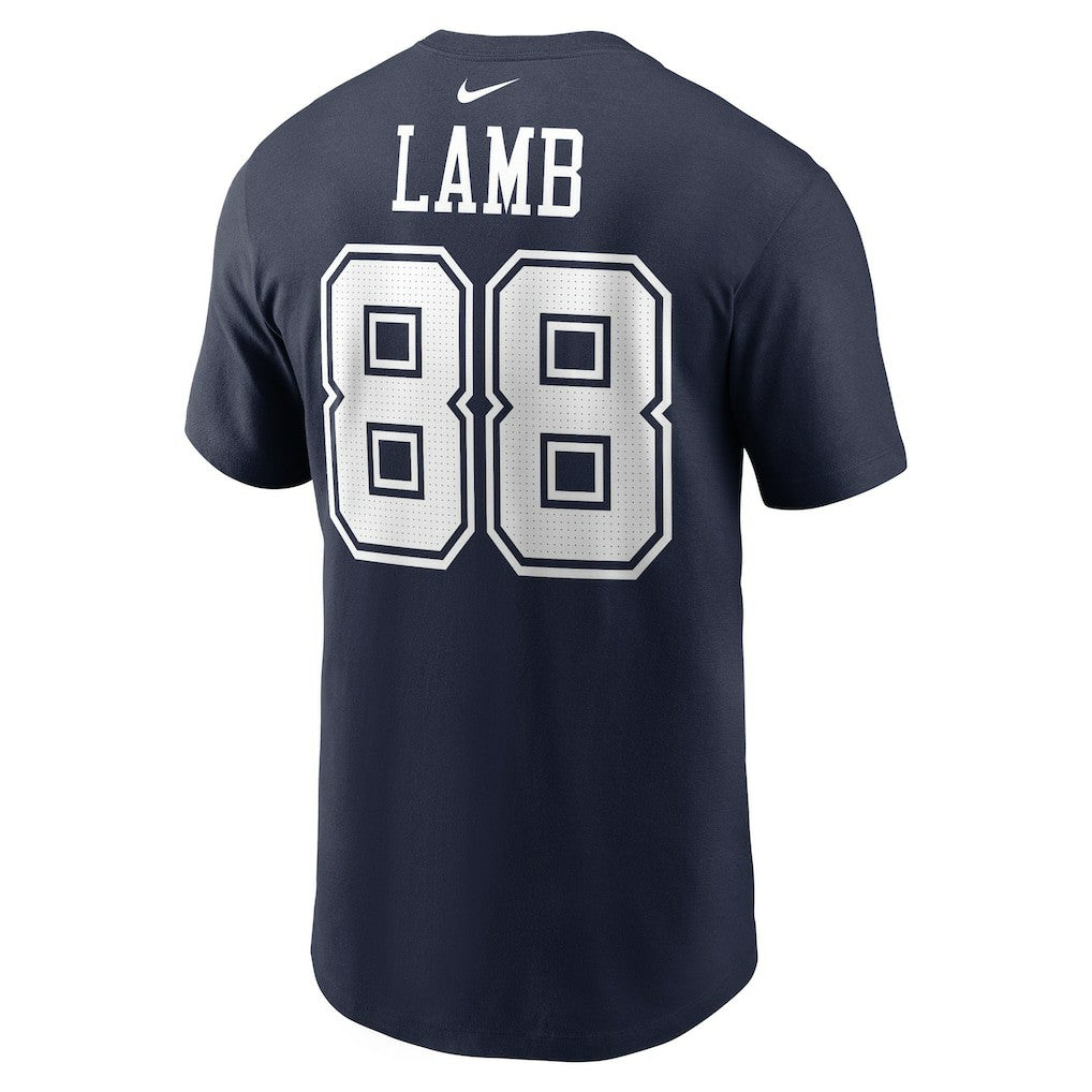 CeeDee Lamb Dallas Cowboys Player Name & Number T-Shirt Navy - Nike