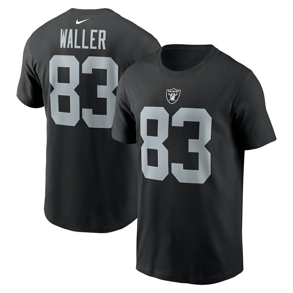 Darren Waller Las Vegas Raiders Player Name & Number T-Shirt Black - Nike