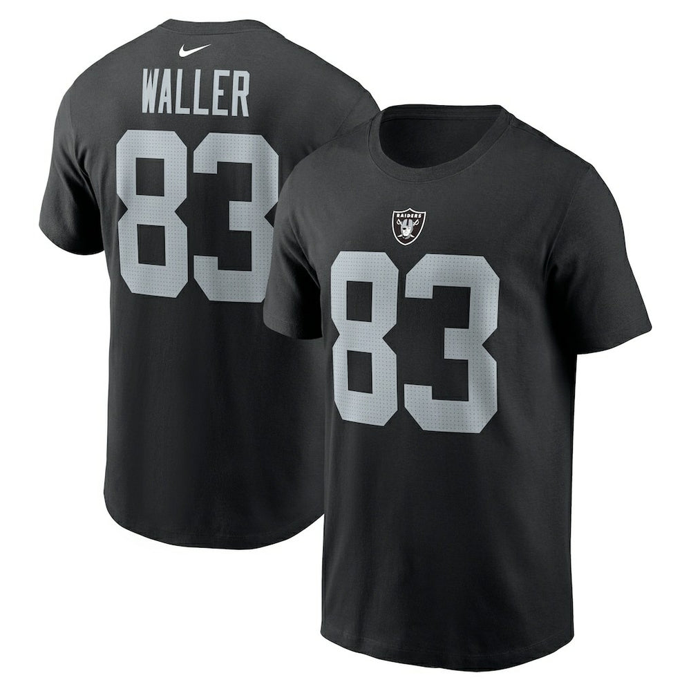 Darren Waller Las Vegas Raiders Player Name & Number T-Shirt Black - Nike