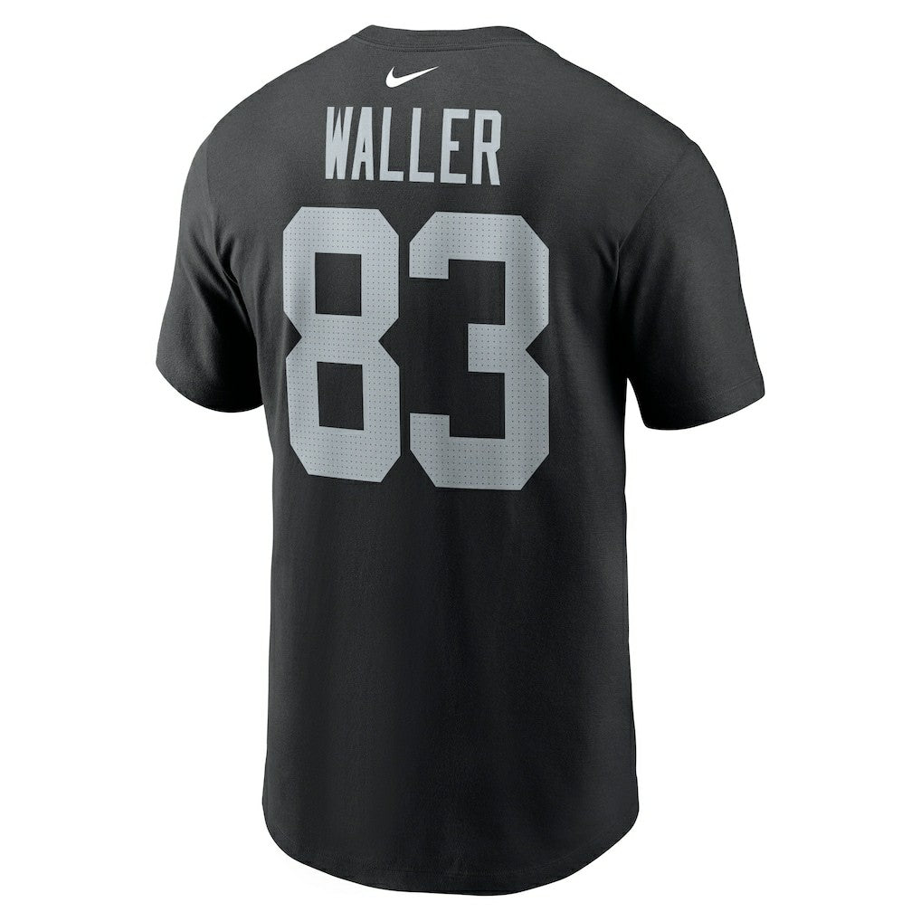 Darren Waller Las Vegas Raiders Player Name & Number T-Shirt Black - Nike