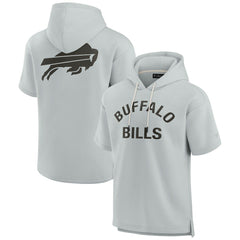 Buffalo Bills Unisex Elements Super Soft Fleece Short Sleeve Pullover Hoodie Gray - Fanatics