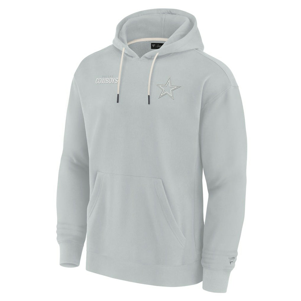 Dallas Cowboys Unisex Elements Super Soft Fleece Pullover Hoodie Gray - Fanatics