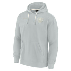 Las Vegas Raiders Unisex Elements Super Soft Fleece Pullover Hoodie Gray - Fanatics