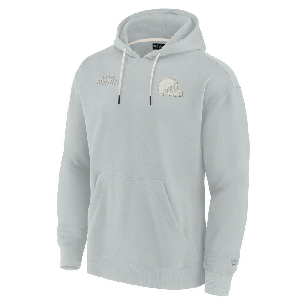 Cleveland Browns Unisex Elements Super Soft Fleece Pullover Hoodie Gray - Fanatics