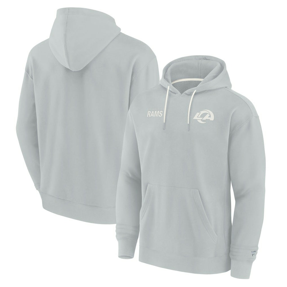 Los Angeles Rams Unisex Elements Super Soft Fleece Pullover Hoodie Gray - Fanatics