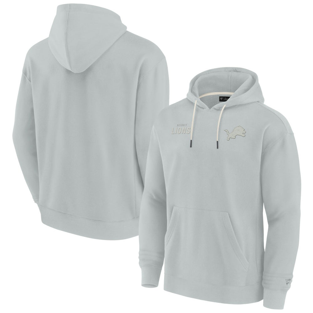 Detroit Lions Unisex Elements Super Soft Fleece Pullover Hoodie Gray - Fanatics