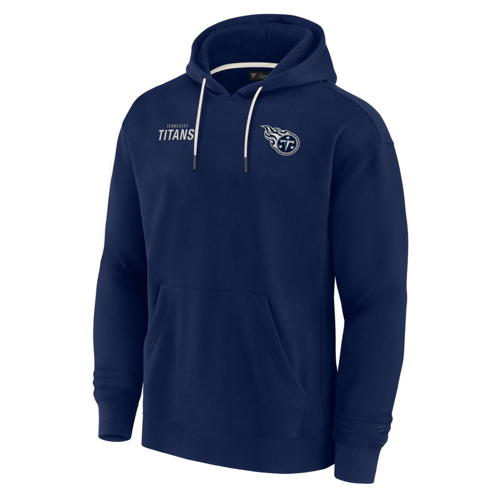 Tennessee Titans Unisex Elements Super Soft Fleece Pullover Hoodie Navy - Fanatics