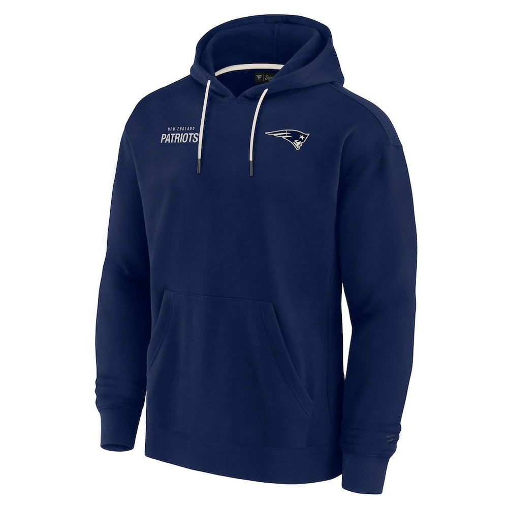 New England Patriots Unisex Elements Super Soft Fleece Pullover Hoodie Navy - Fanatics