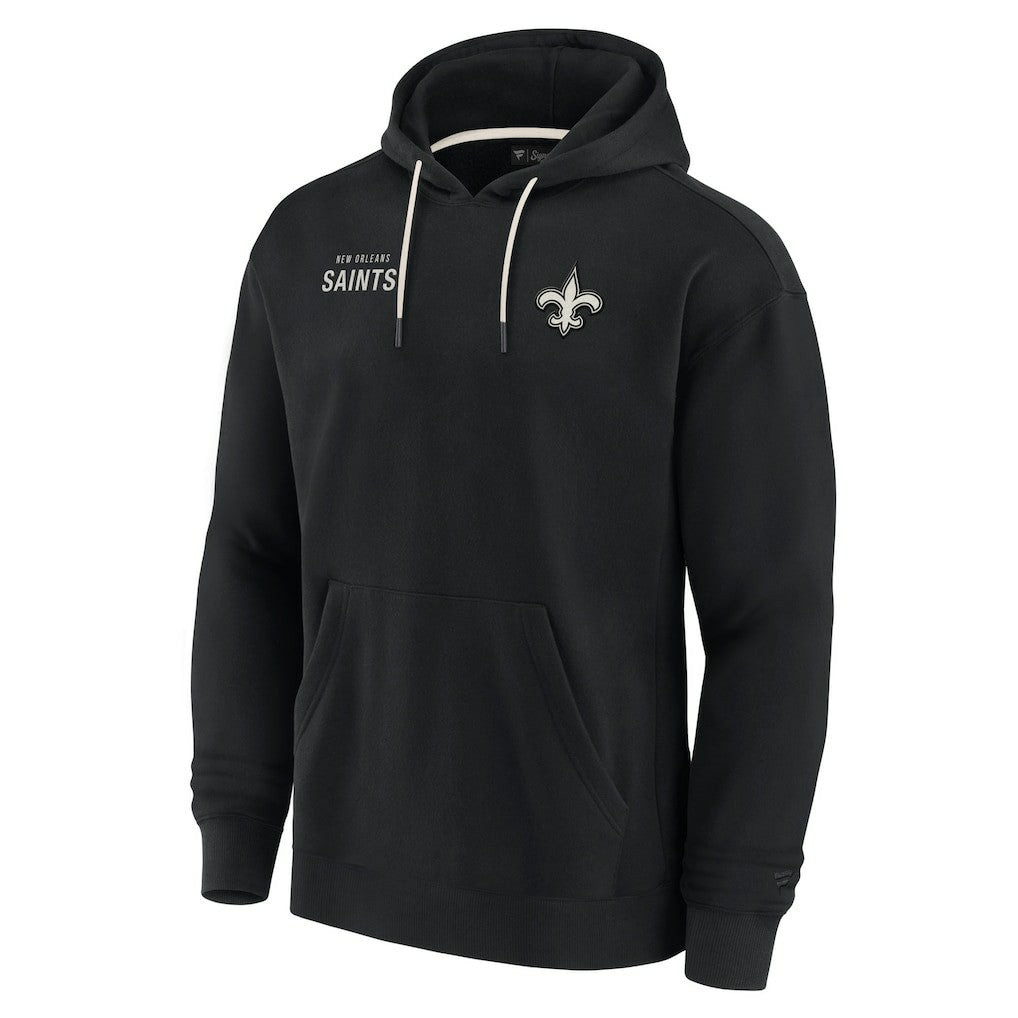 New Orleans Saints Unisex Elements Super Soft Fleece Pullover Hoodie Black - Fanatics