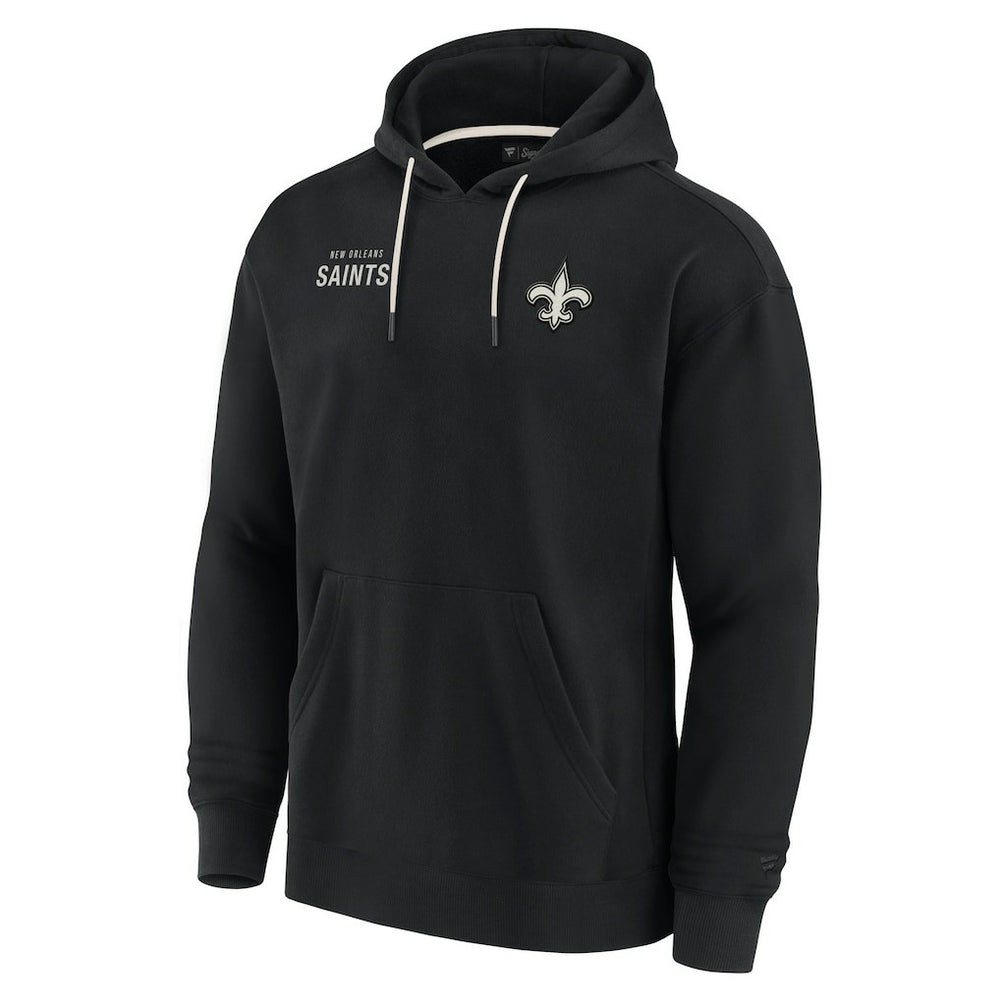 New Orleans Saints Unisex Elements Super Soft Fleece Pullover Hoodie Black - Fanatics