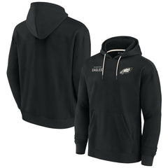 Philadelphia Eagles Unisex Elements Super Soft Fleece Pullover Hoodie Black - Fanatics