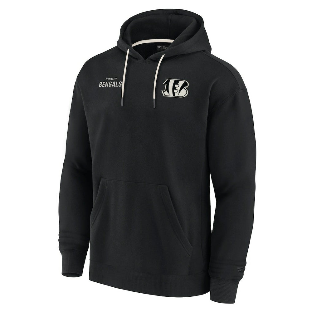 Cincinnati Bengals Unisex Elements Super Soft Fleece Pullover Hoodie Black - Fanatics
