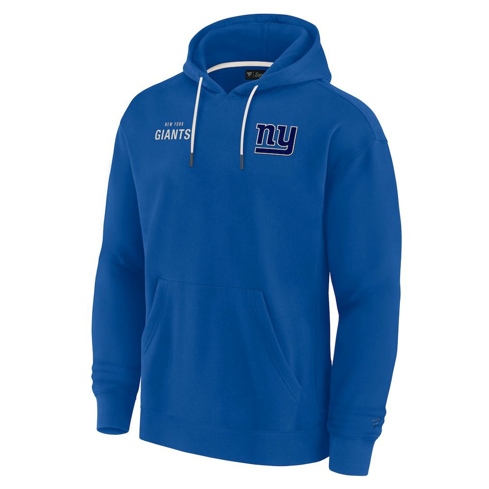 New York Giants Unisex Elements Super Soft Fleece Pullover Hoodie Royal - Fanatics
