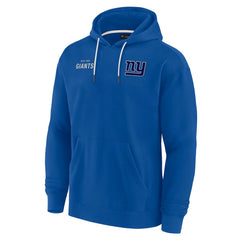 New York Giants Unisex Elements Super Soft Fleece Pullover Hoodie Royal - Fanatics