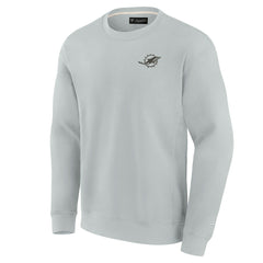 Miami Dolphins Unisex Elements Super Soft Pullover Sweatshirt Gray - Fanatics
