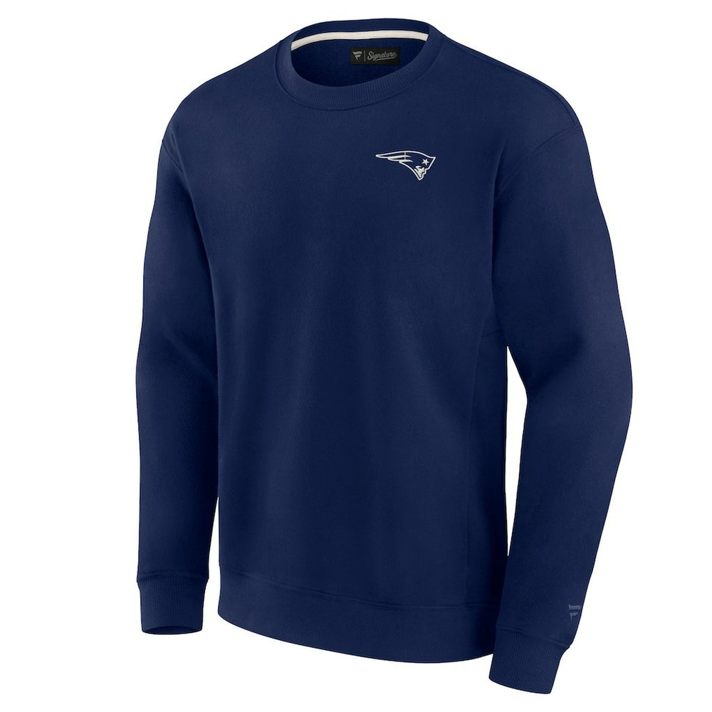 New England Patriots Unisex Elements Super Soft Pullover Sweatshirt Navy - Fanatics