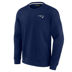 New England Patriots Unisex Elements Super Soft Pullover Sweatshirt Navy - Fanatics