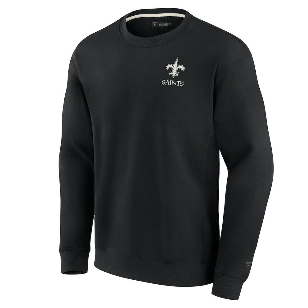 New Orleans Saints Unisex Elements Super Soft Pullover Sweatshirt Black - Fanatics