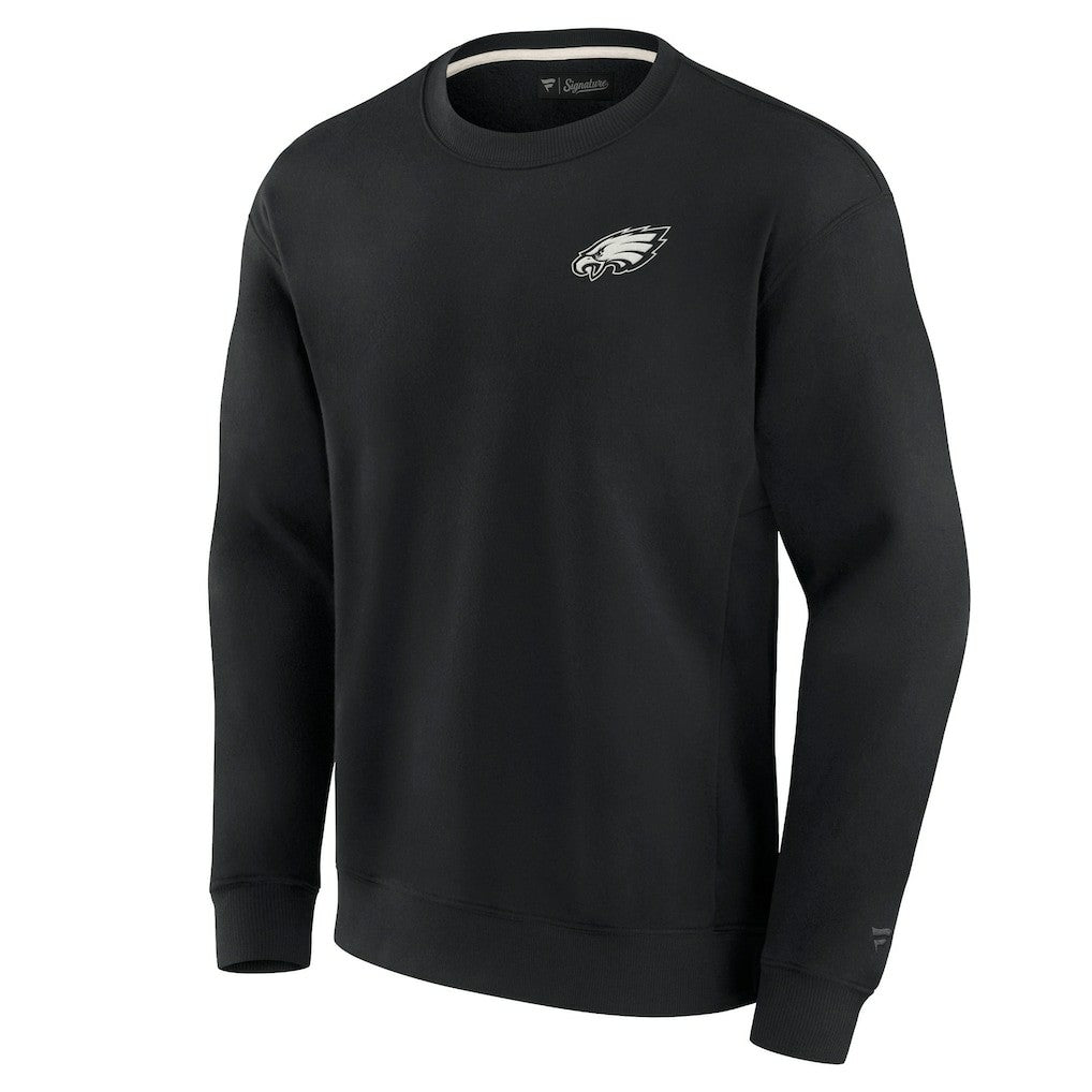 Philadelphia Eagles Unisex Elements Super Soft Pullover Sweatshirt Black - Fanatics