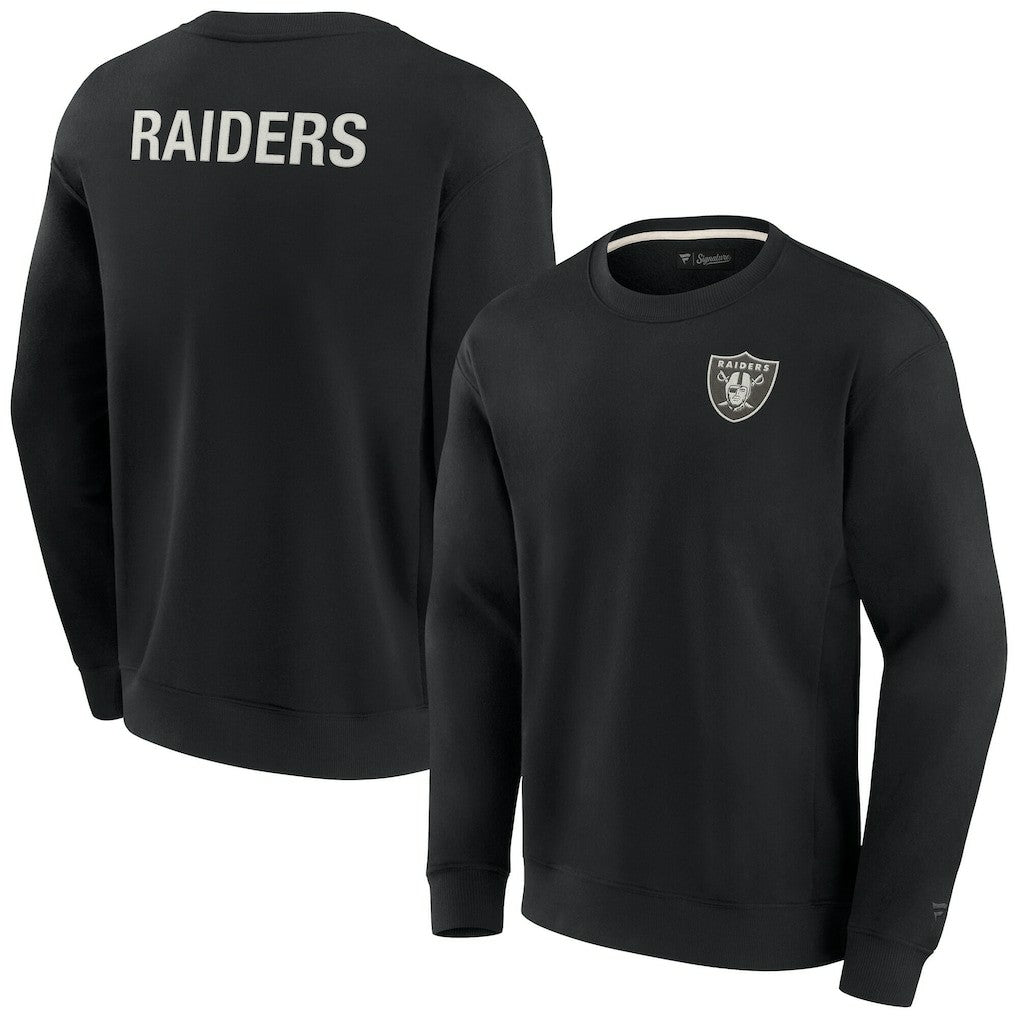 Las Vegas Raiders Unisex Elements Super Soft Pullover Sweatshirt Black - Fanatics