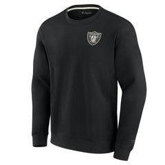 Las Vegas Raiders Unisex Elements Super Soft Pullover Sweatshirt Black - Fanatics