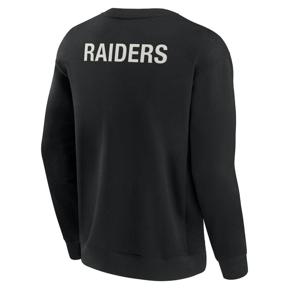 Las Vegas Raiders Unisex Elements Super Soft Pullover Sweatshirt Black - Fanatics
