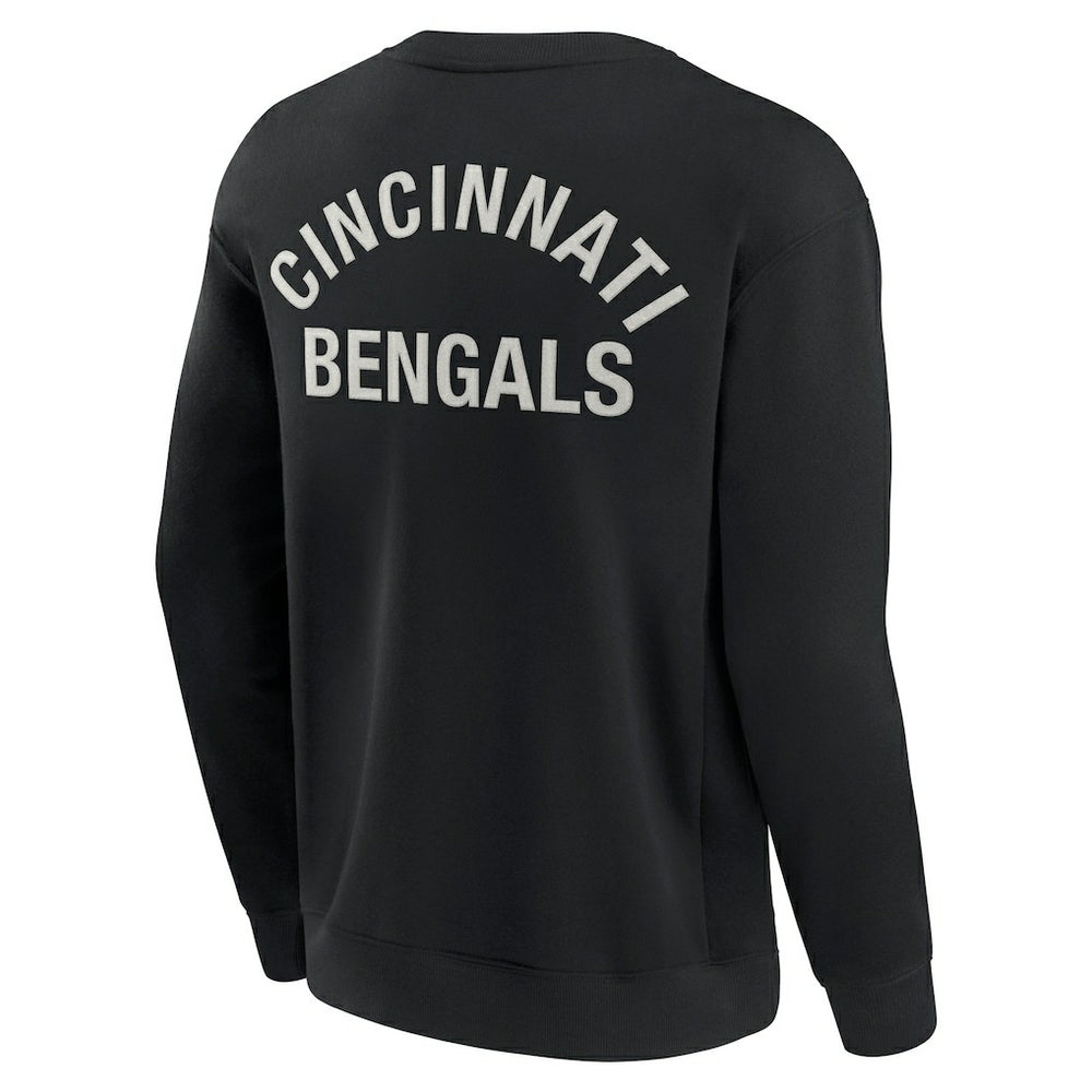 Cincinnati Bengals Unisex Elements Super Soft Pullover Sweatshirt Black - Fanatics