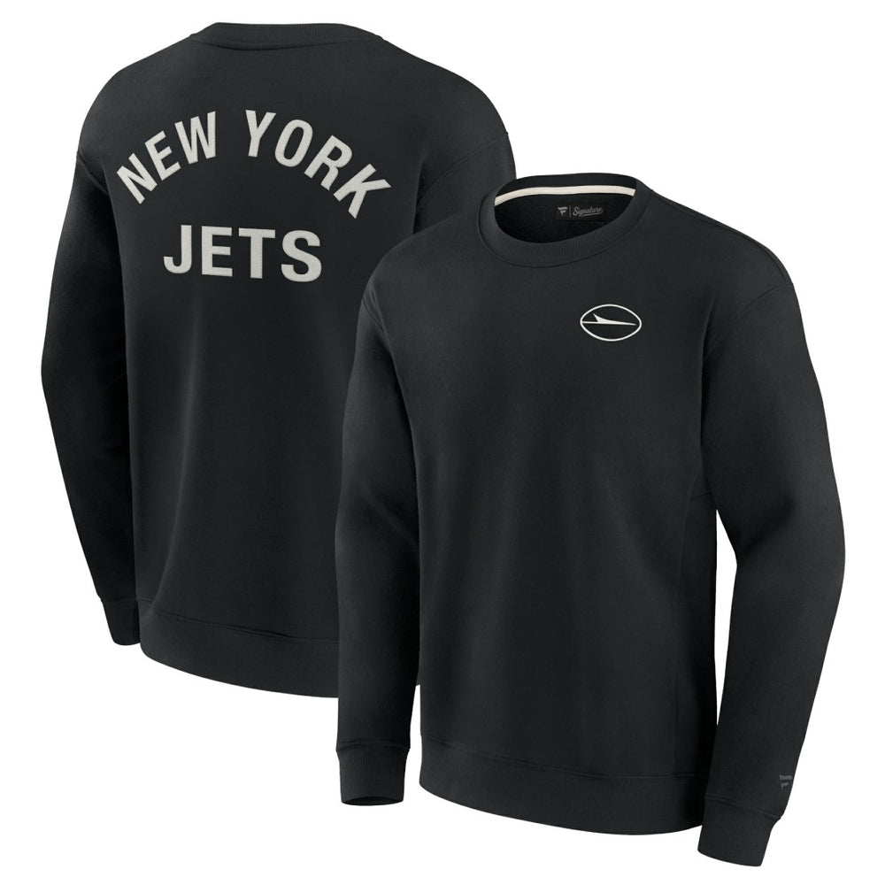 New York Jets Unisex Elements Super Soft Pullover Sweatshirt Black - Fanatics