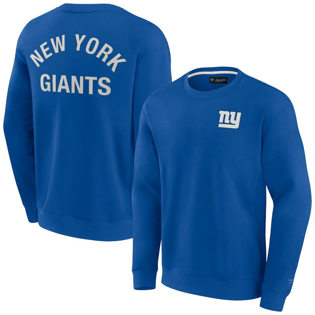 New York Giants Unisex Elements Super Soft Pullover Sweatshirt Royal - Fanatics