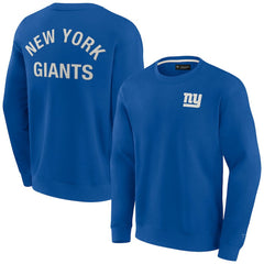 New York Giants Unisex Elements Super Soft Pullover Sweatshirt Royal - Fanatics