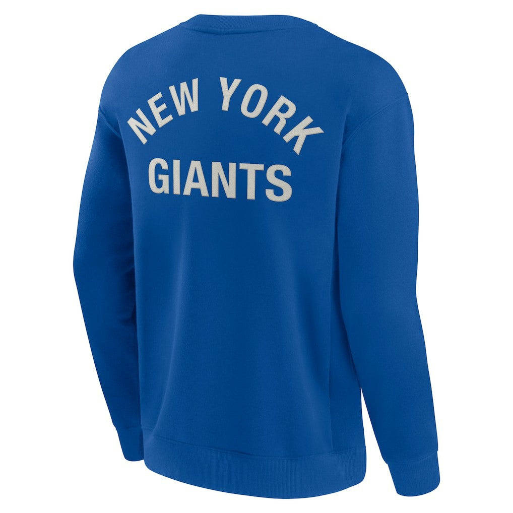 New York Giants Unisex Elements Super Soft Pullover Sweatshirt Royal - Fanatics