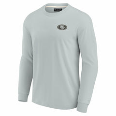 San Francisco 49ers Unisex Elements Super Soft Long Sleeve T-Shirt Gray - Fanatics